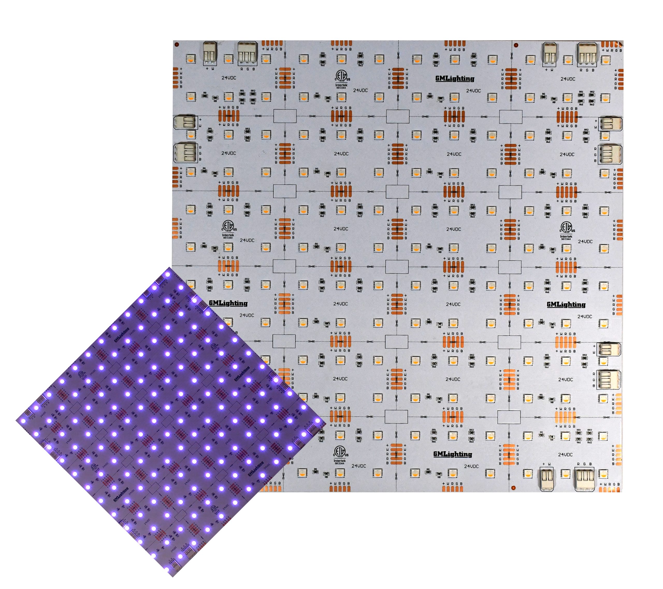 Lamina RGBW 24VDC Configurable Laminated Sheet 12x12