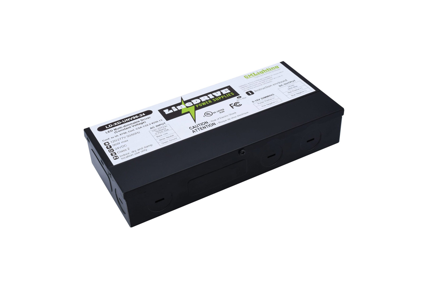 LineDRIVE XD 12VDC / 24VDC ElectronicLED MULTI Dimmable Power Supplies