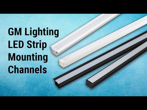GM Lighting Linear LED Aluminum Mounting Channels